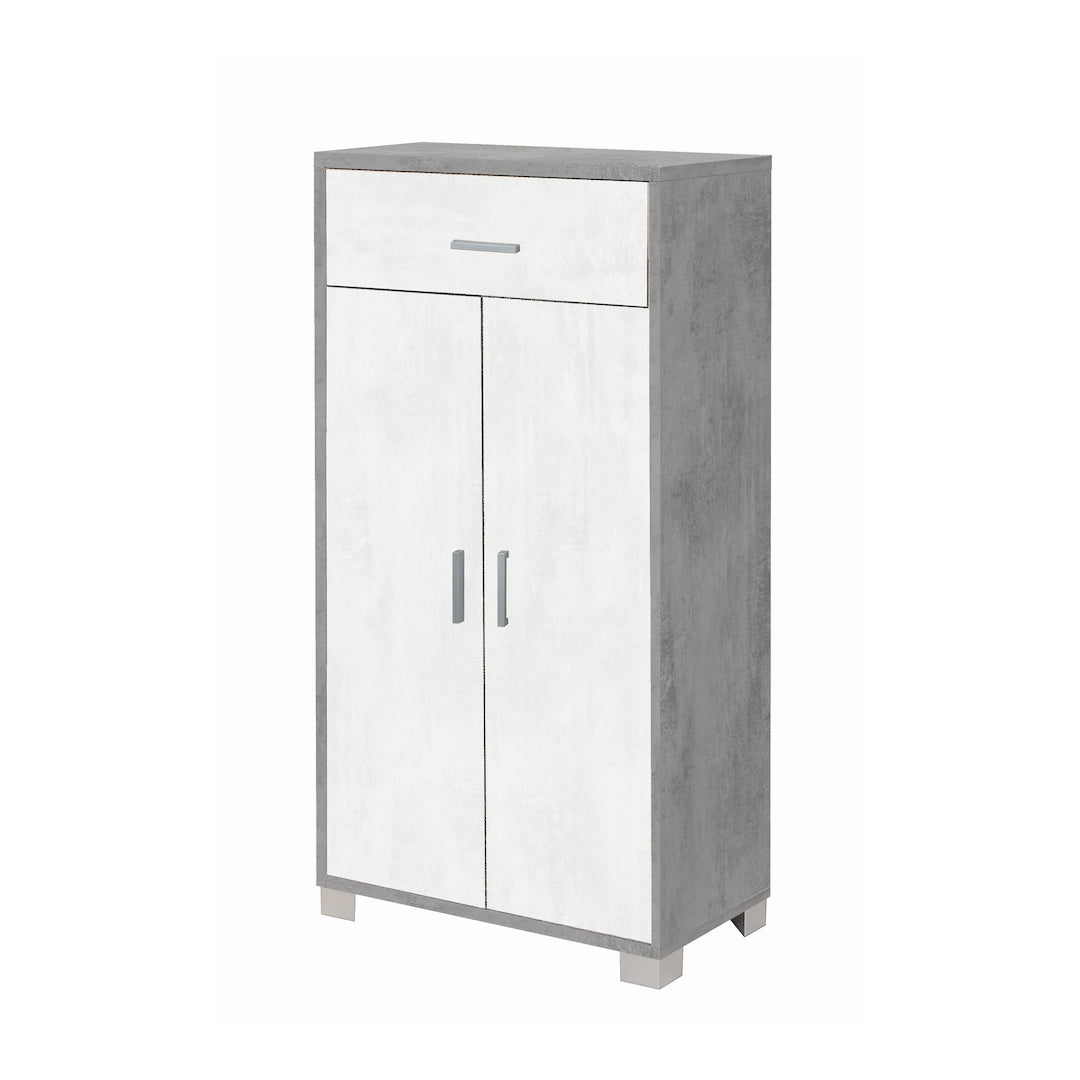 ARMOIRE 2 PORTES 1 TIROIR 741-C