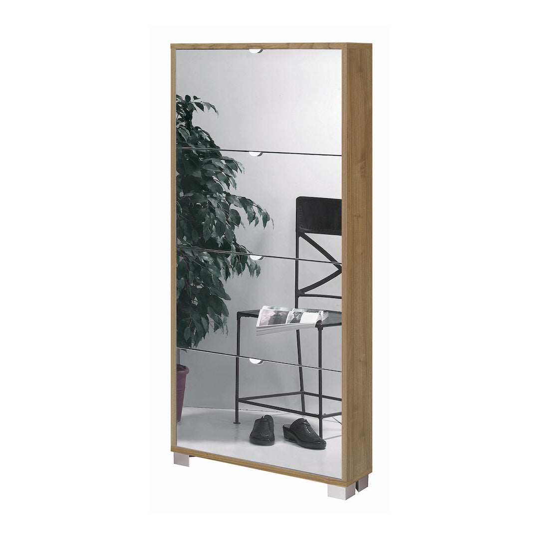 RANGE-CHAUSSURES 4 PORTES MIROIR P.18 754SP-C