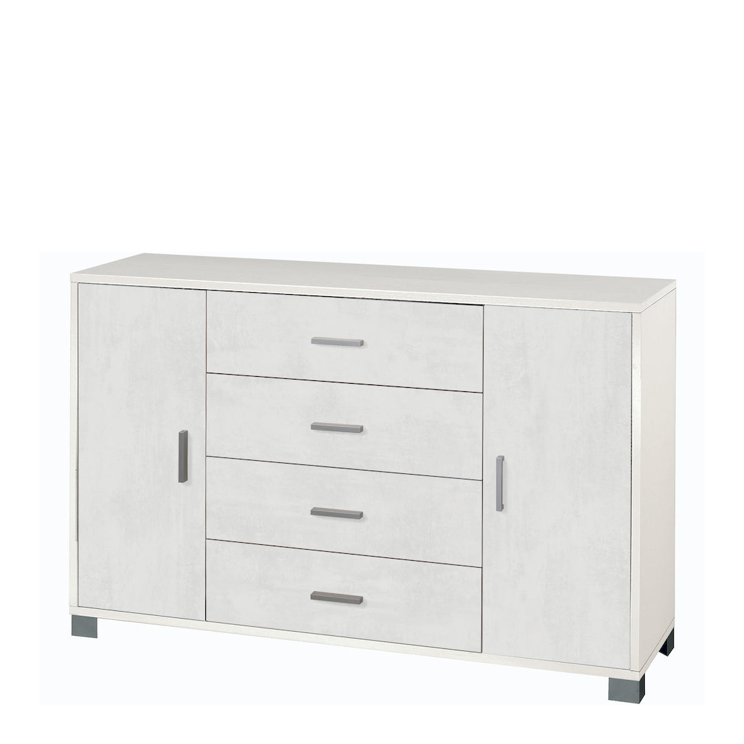 ARMOIRE 2 PORTES 4 TIROIRS 775-C