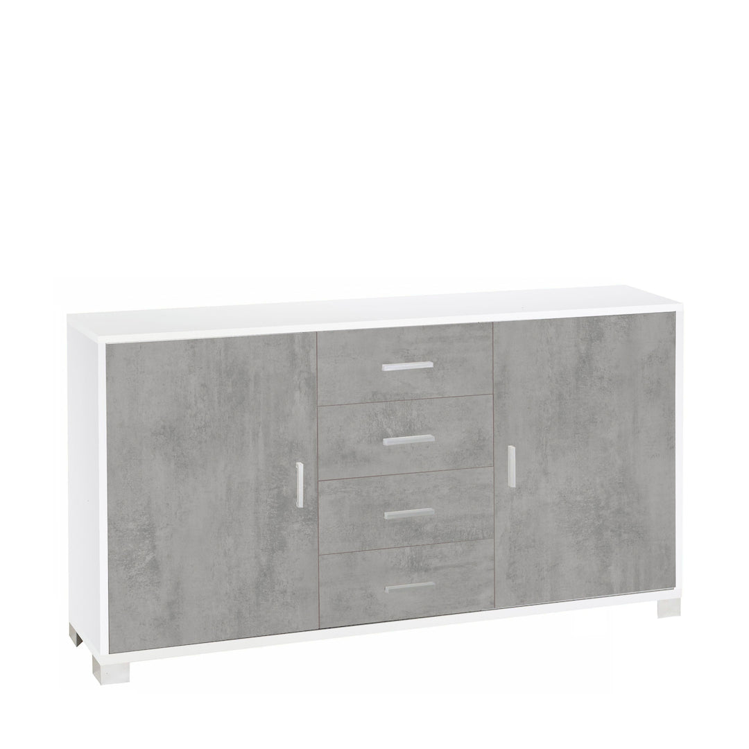 ARMOIRE 2 PORTES 4 TIROIRS 779-C