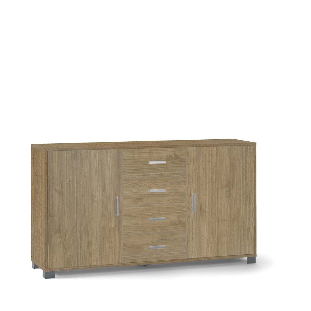 ARMOIRE 2 PORTES 4 TIROIRS 779-C