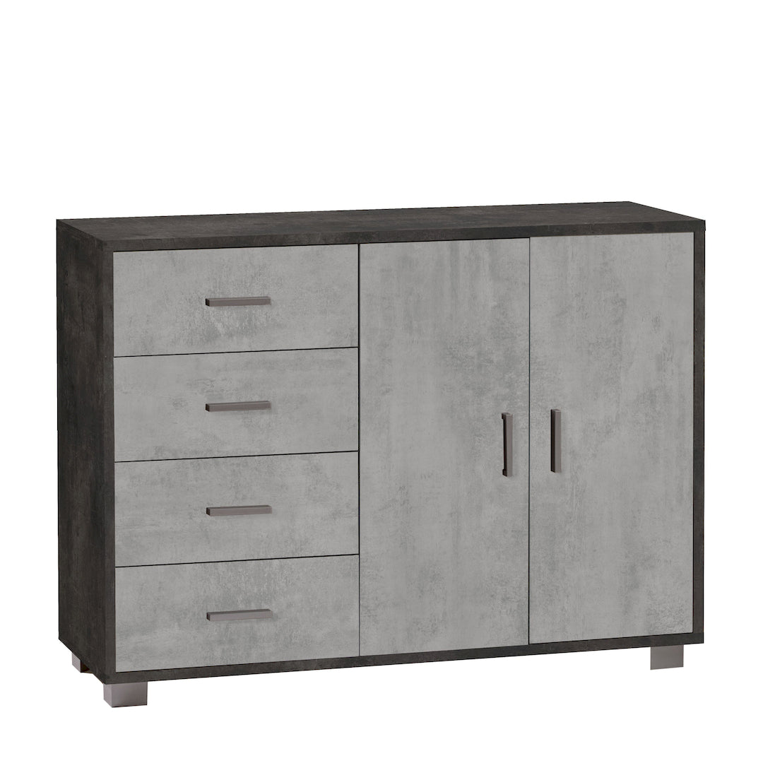 KIT D'ARMOIRE 2 PORTES 4 TIROIRS 799K-C