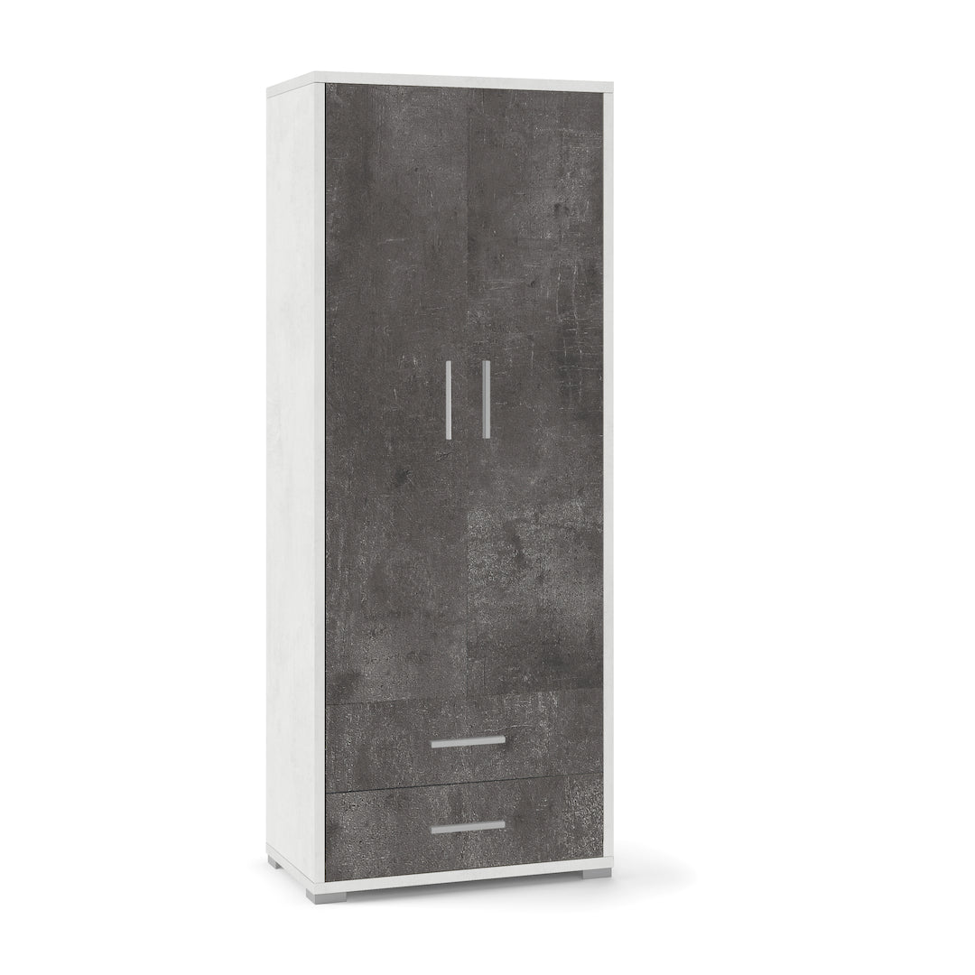 ARMOIRE 2 PORTES 2CAS H182 L71 KIT DB359K-C
