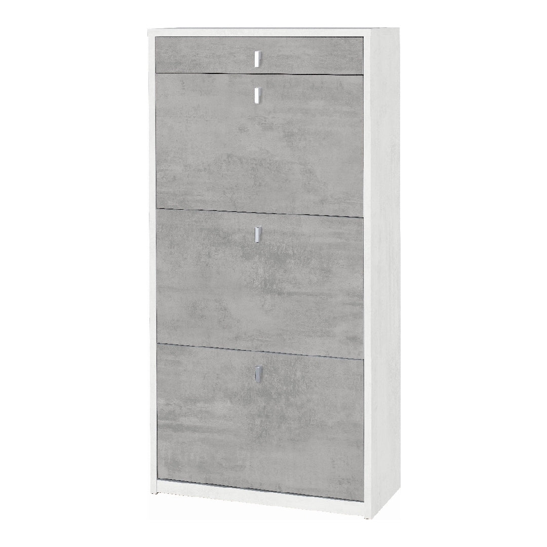 Étagère à chaussures 3 portes et 1 tiroir - Kit SK567K-C