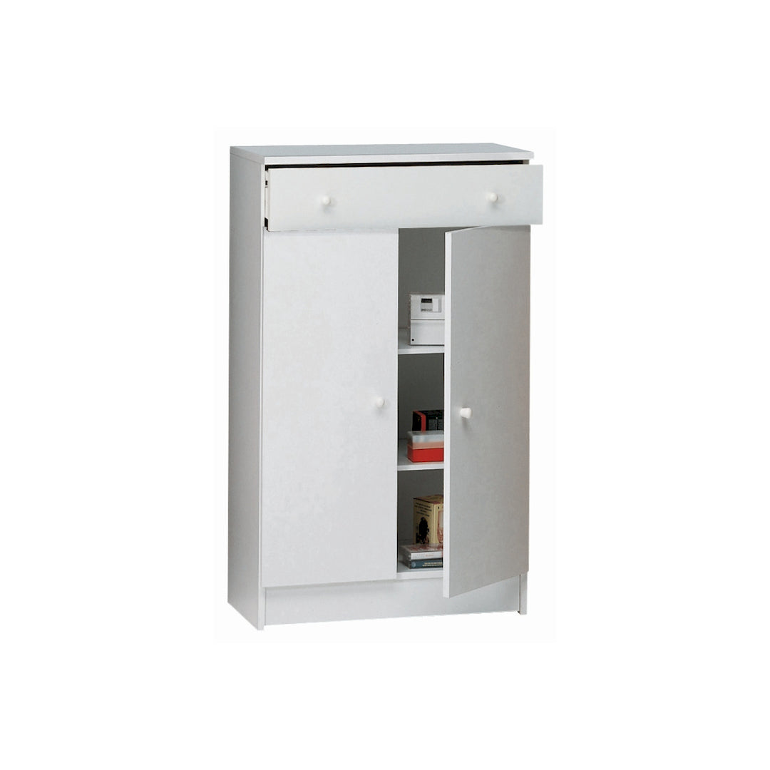ARMOIRE 2 PORTES 1 TIROIR 141-C