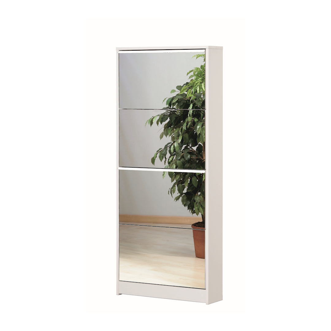 Meuble à chaussures 4 portes avec miroir D.18 184SP-C