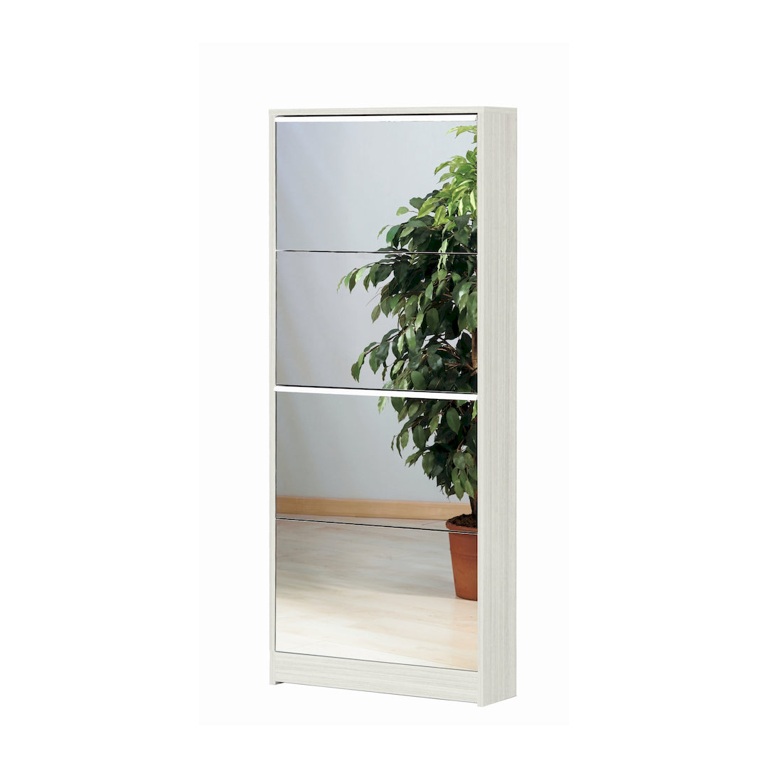 Meuble à chaussures 4 portes avec miroir D.18 184SP-C