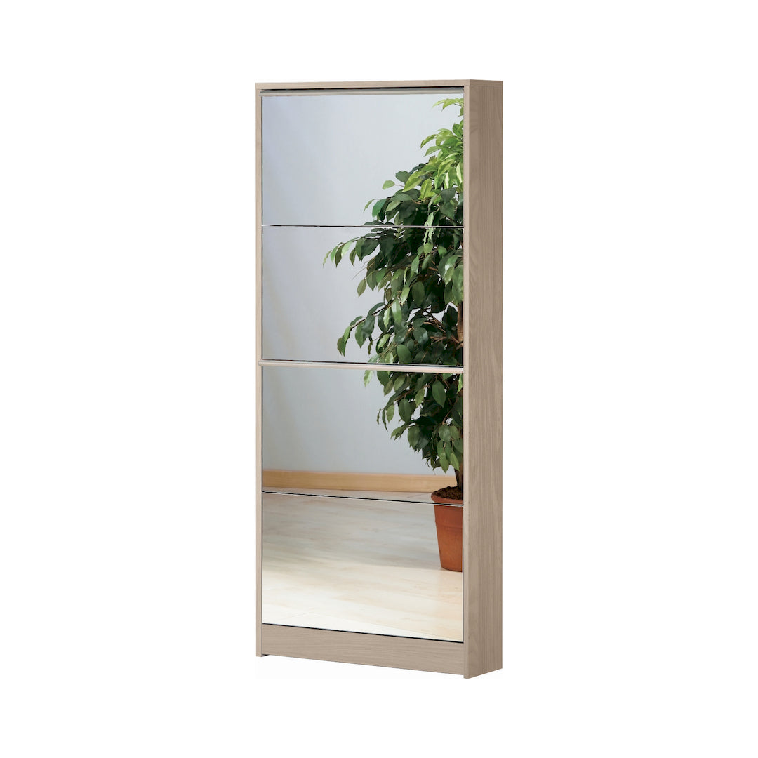 Meuble à chaussures 4 portes avec miroir D.18 184SP-C