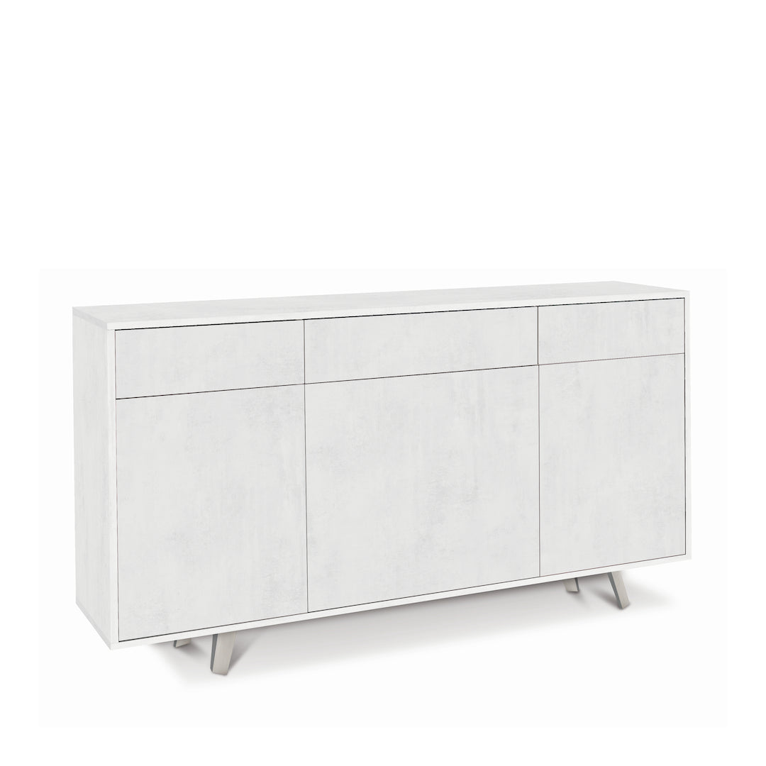 KIT ARMOIRE 3 PORTES 3 TIROIRS 7076K-C