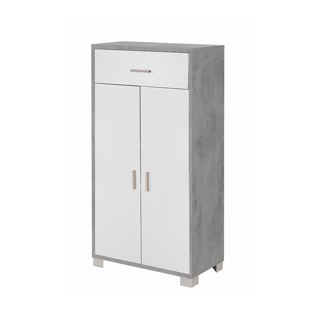 ARMOIRE 2 PORTES 1 TIROIR 741-C