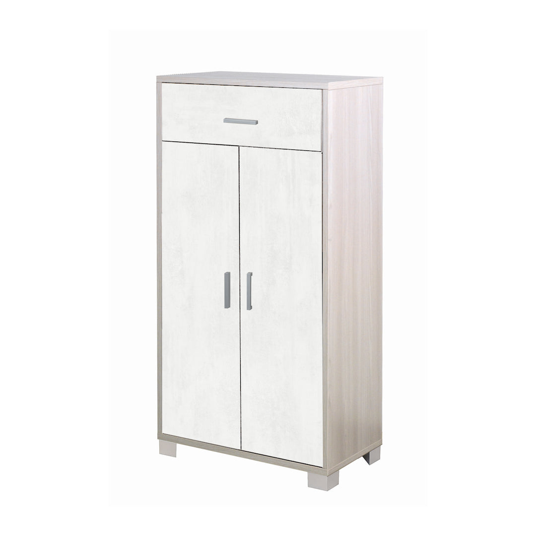 ARMOIRE 2 PORTES 1 TIROIR 741-C