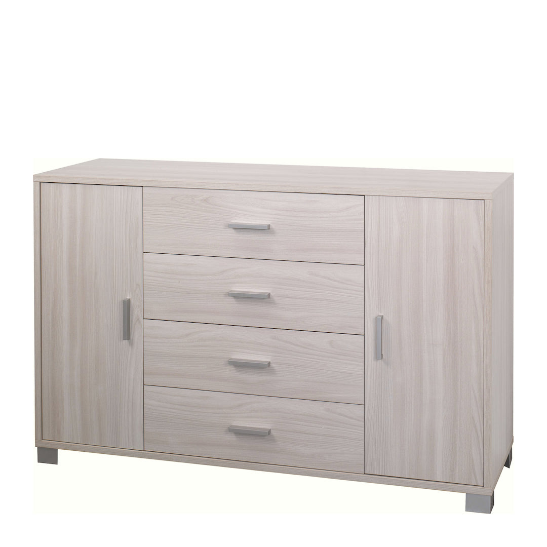 ARMOIRE 2 PORTES 4 TIROIRS 775-C
