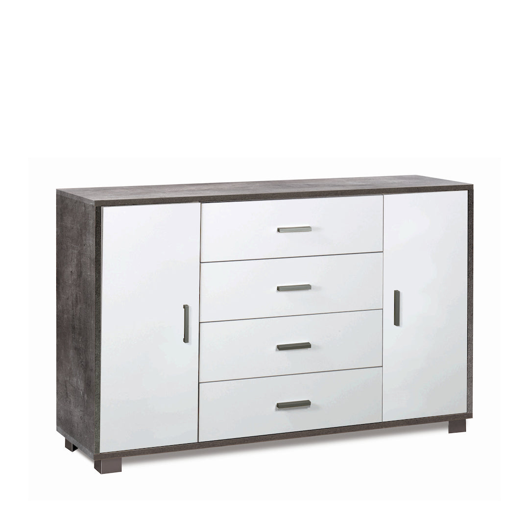 ARMOIRE 2 PORTES 4 TIROIRS 775-C