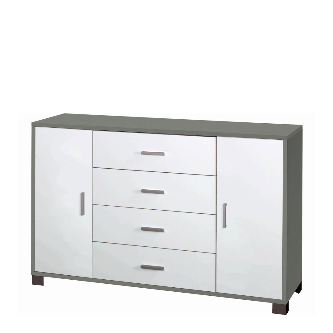 ARMOIRE 2 PORTES 4 TIROIRS 775-C