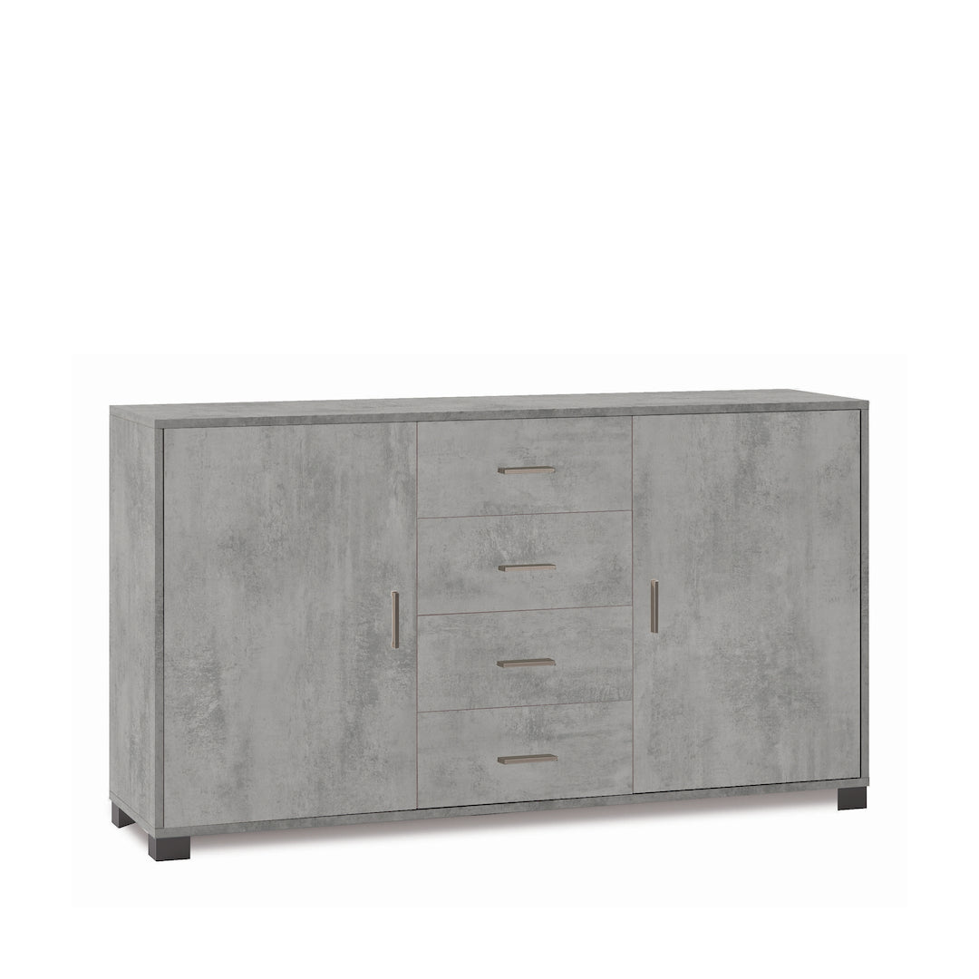 ARMOIRE 2 PORTES 4 TIROIRS 779-C