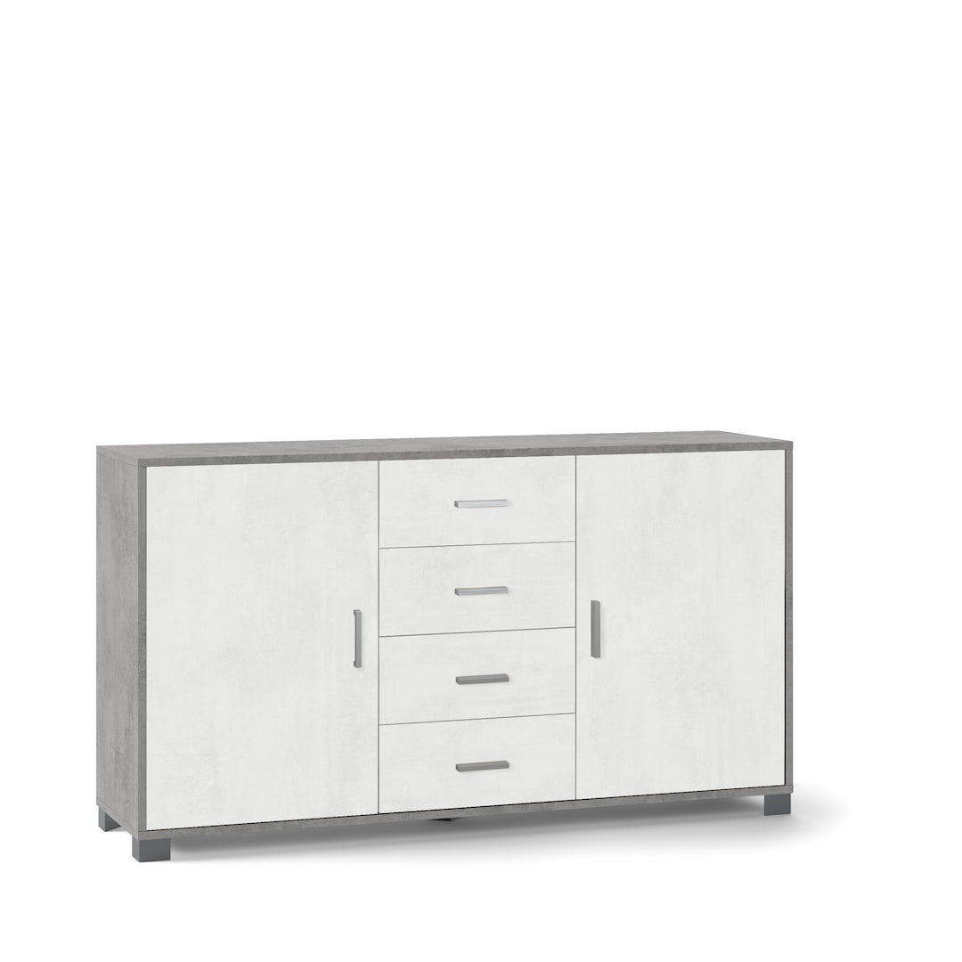 ARMOIRE 2 PORTES 4 TIROIRS 779-C