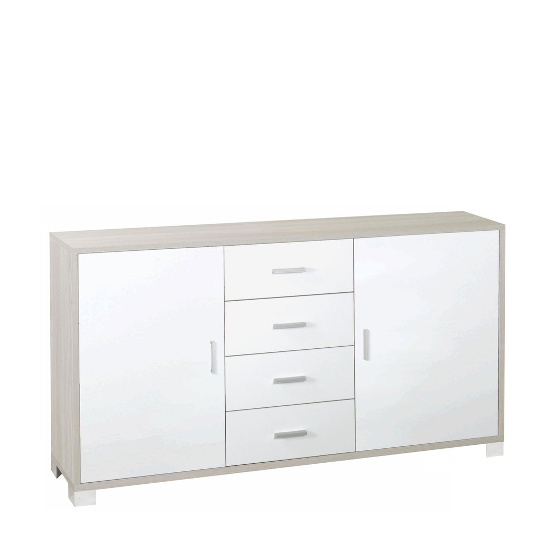 ARMOIRE 2 PORTES 4 TIROIRS 779-C