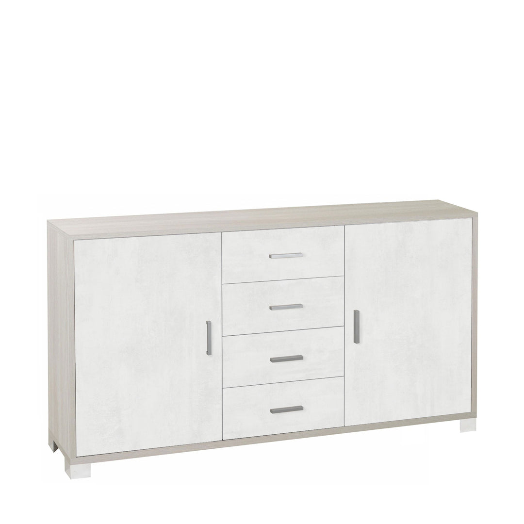 ARMOIRE 2 PORTES 4 TIROIRS 779-C