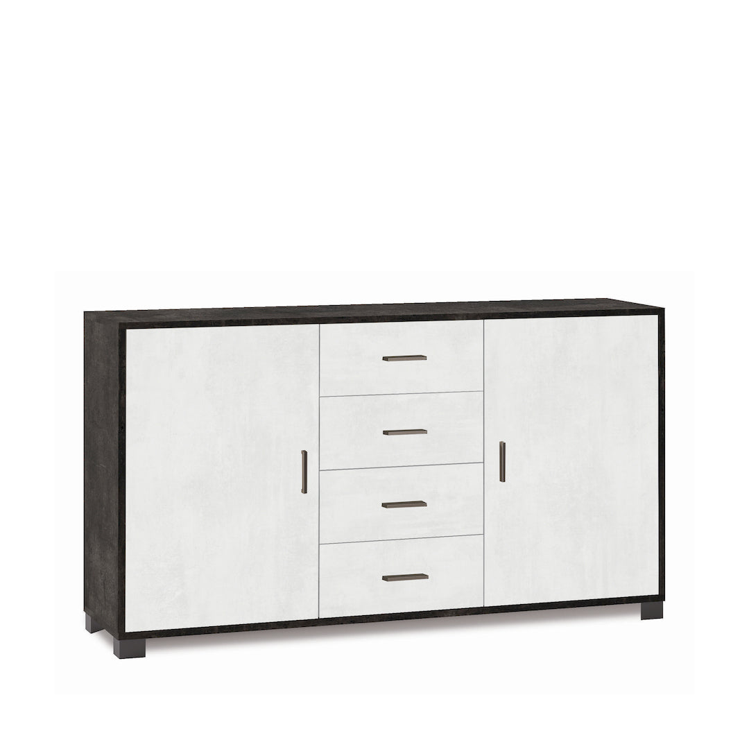 ARMOIRE 2 PORTES 4 TIROIRS 779-C