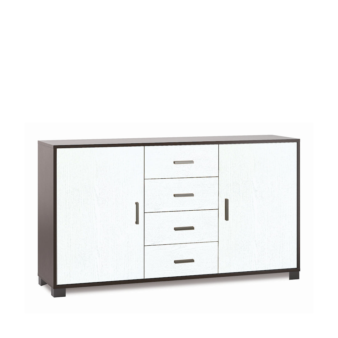 ARMOIRE 2 PORTES 4 TIROIRS 779-C