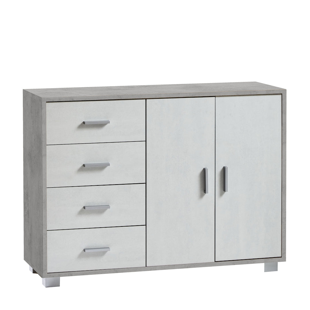 KIT D'ARMOIRE 2 PORTES 4 TIROIRS 799K-C
