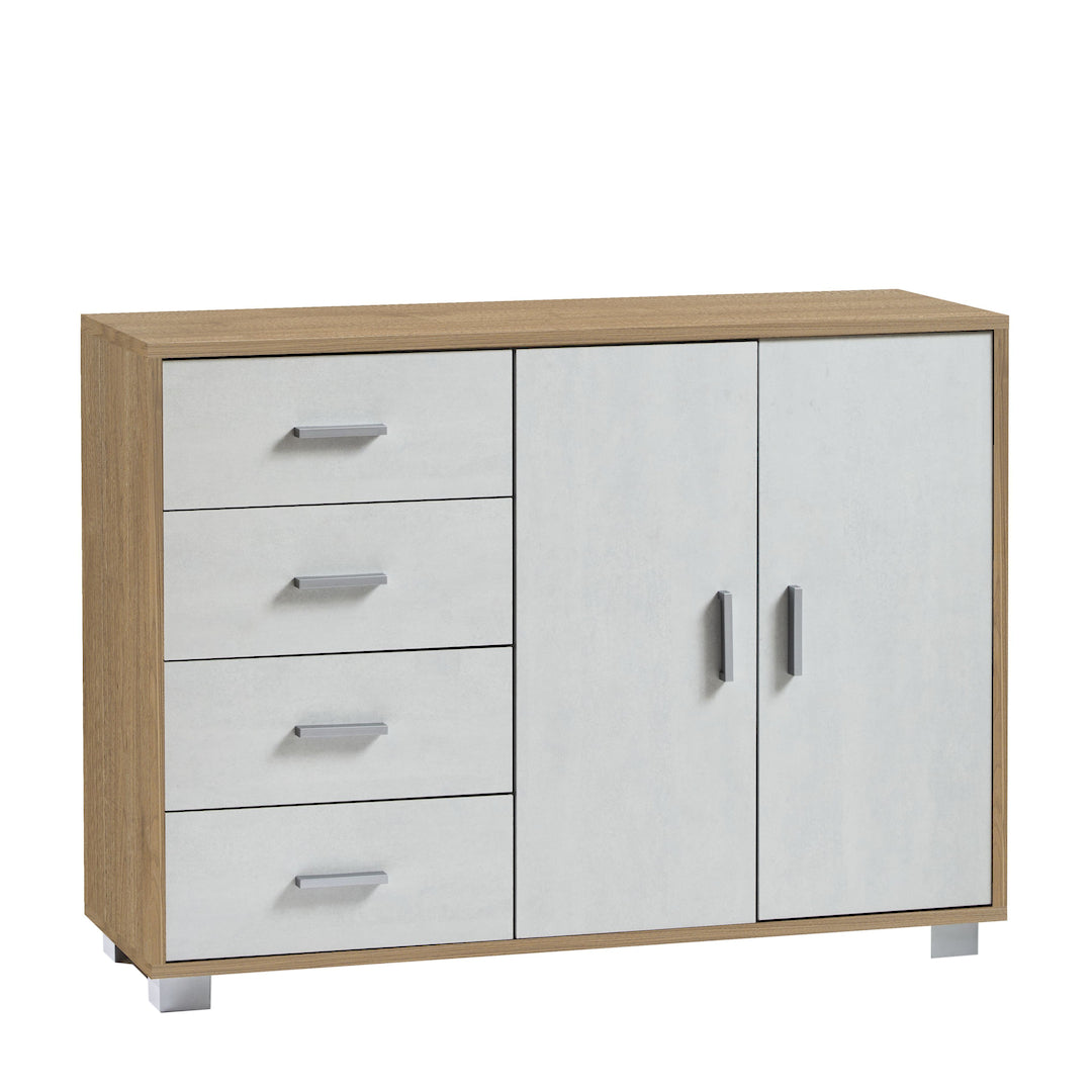 KIT D'ARMOIRE 2 PORTES 4 TIROIRS 799K-C