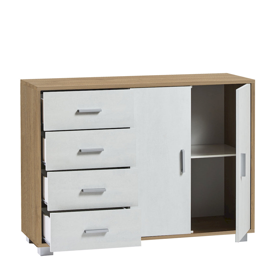 KIT D'ARMOIRE 2 PORTES 4 TIROIRS 799K-C