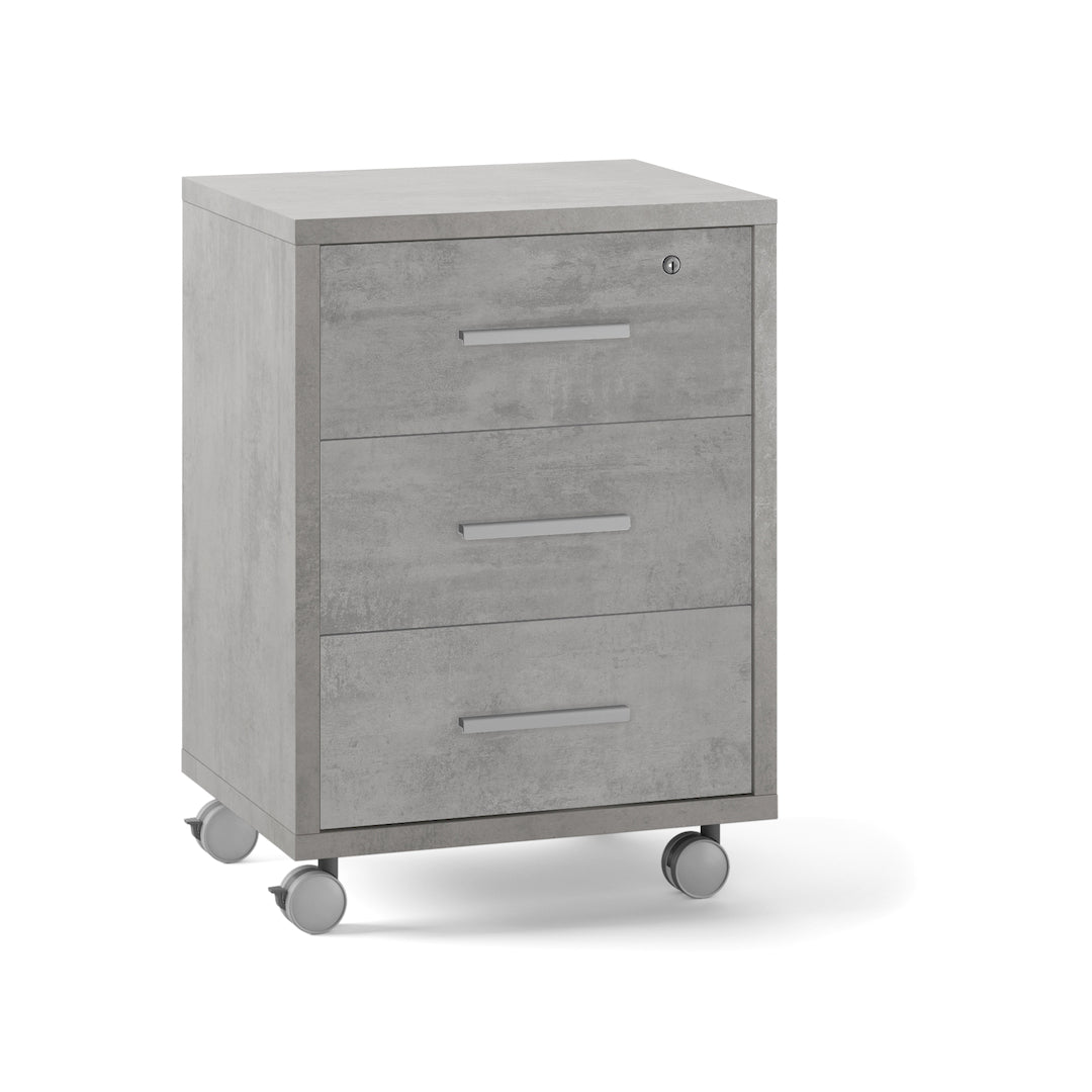 ARMOIRE 3 TIROIRS SUR ROULETTES DB733-C