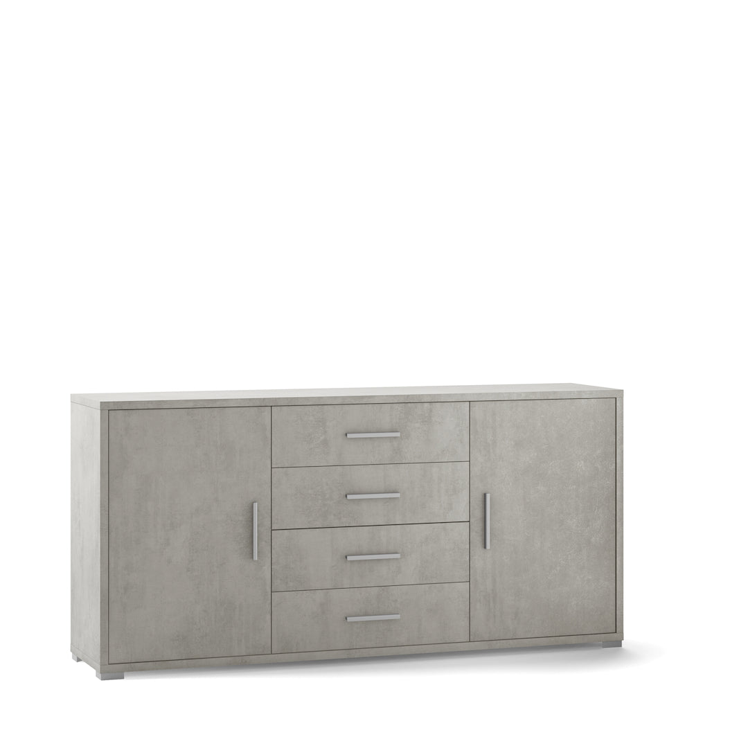 KIT D'ARMOIRE 2 PORTES 4 TIROIRS DB804K-C