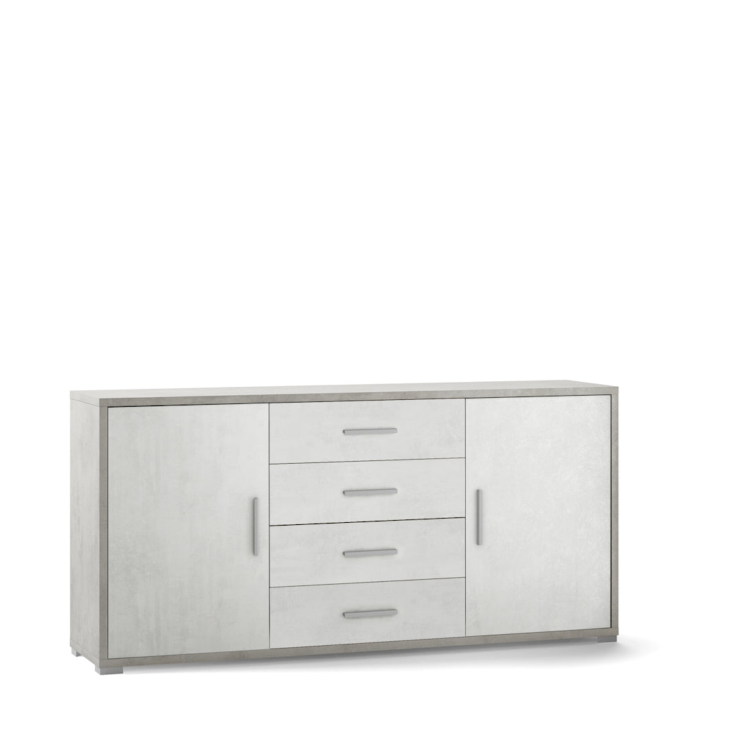 KIT D'ARMOIRE 2 PORTES 4 TIROIRS DB804K-C