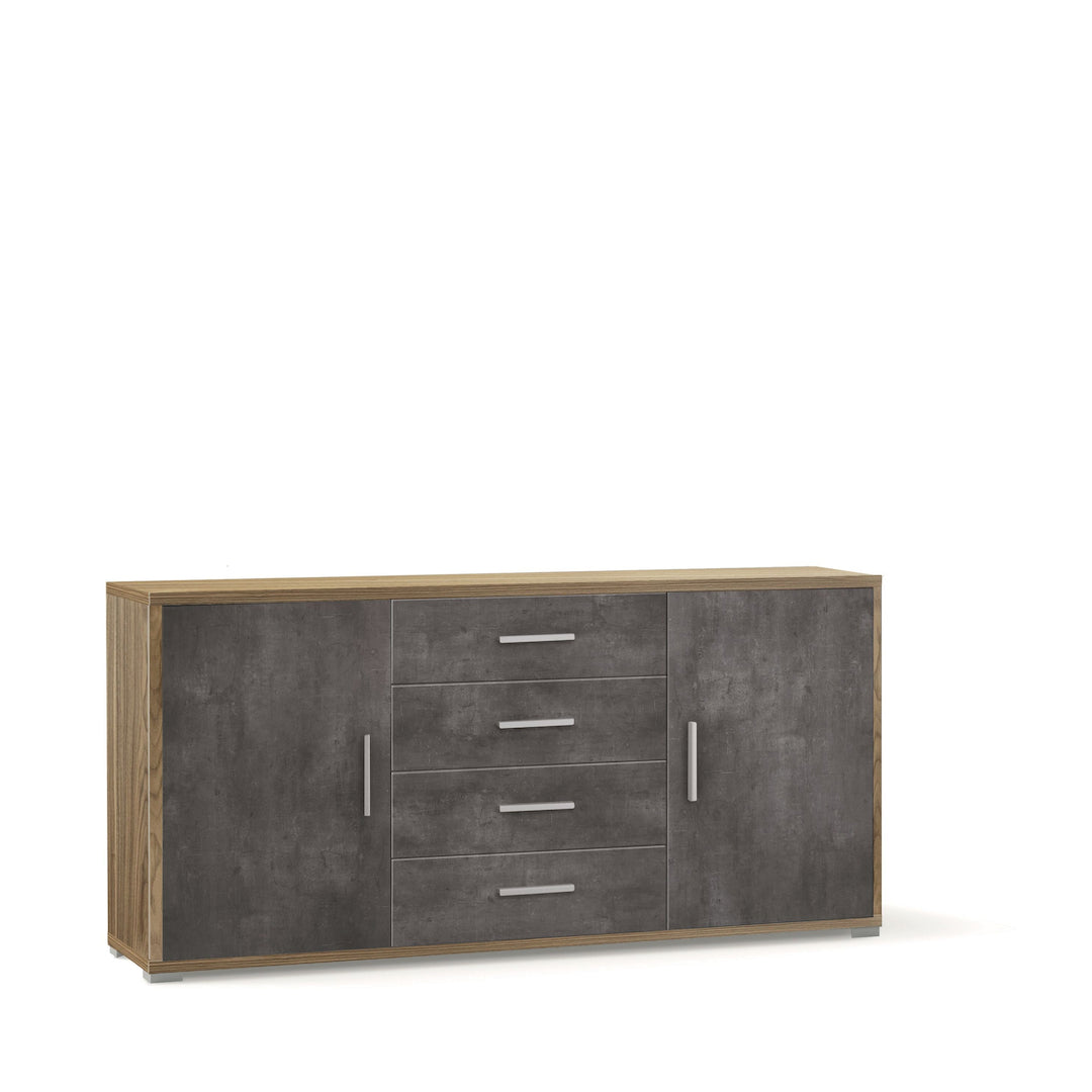 KIT D'ARMOIRE 2 PORTES 4 TIROIRS DB804K-C