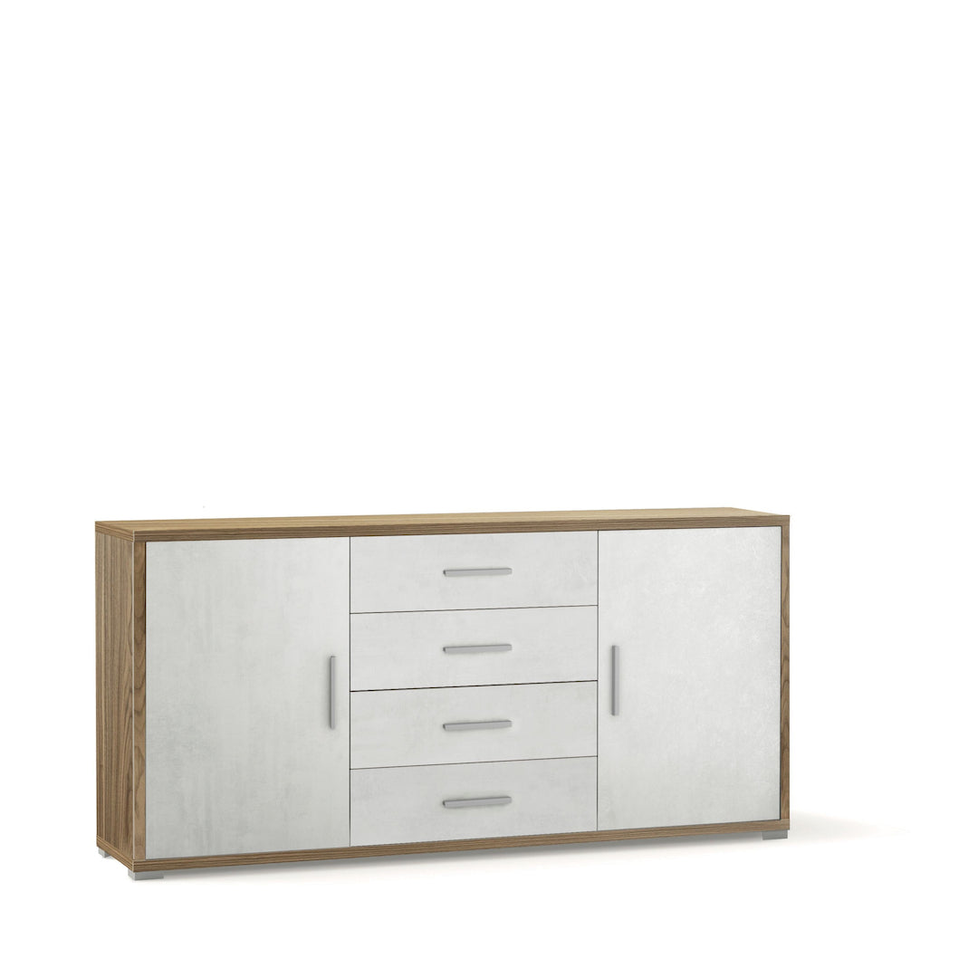 KIT D'ARMOIRE 2 PORTES 4 TIROIRS DB804K-C