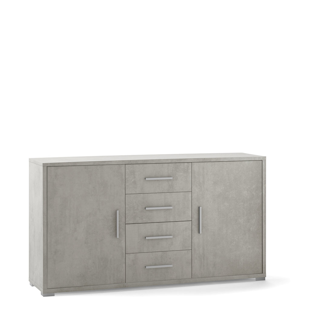 ARMOIRE 2 PORTES 4 TIROIRS DB879-C