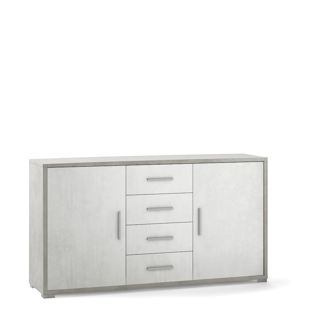 ARMOIRE 2 PORTES 4 TIROIRS DB879-C