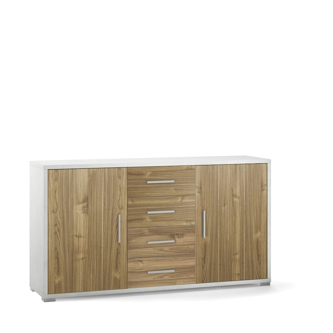 ARMOIRE 2 PORTES 4 TIROIRS DB879-C