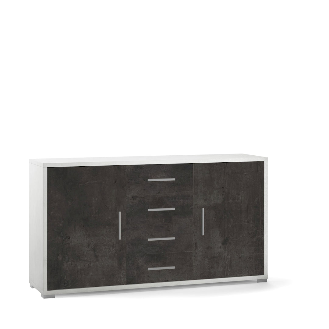 ARMOIRE 2 PORTES 4 TIROIRS DB879-C
