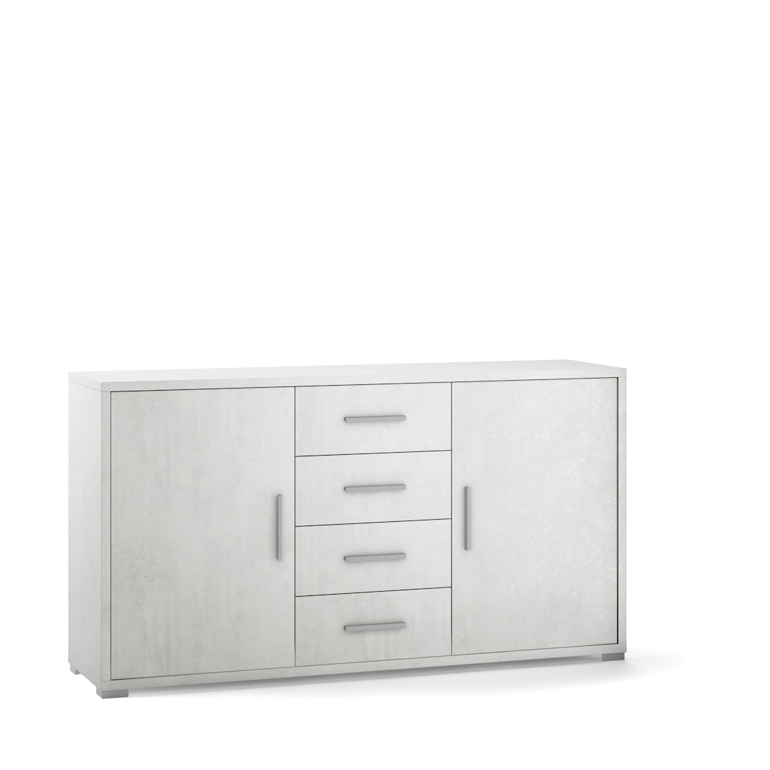 ARMOIRE 2 PORTES 4 TIROIRS DB879-C