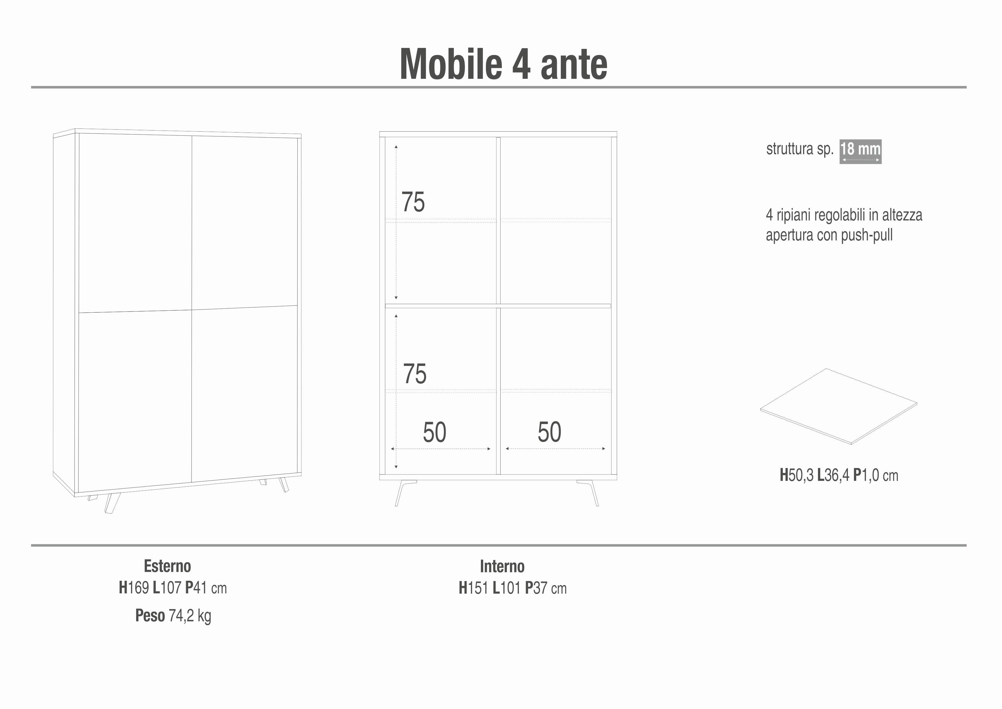 MOBILE 4 ANTE PUSH KIT 7034K